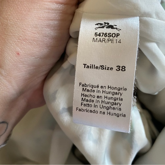 100% silk Longchamp dress - Picture 9 of 9